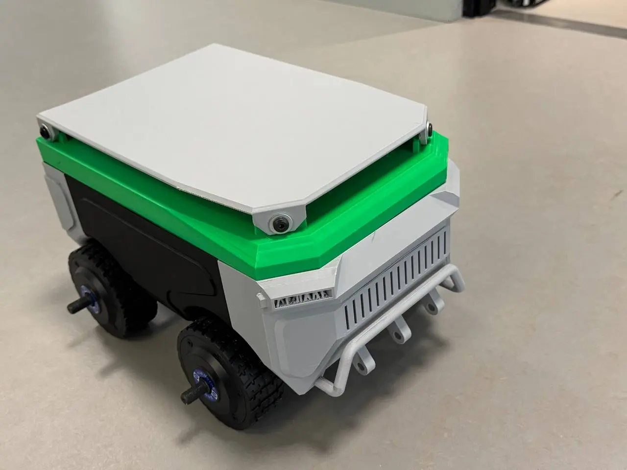 Photograph of the assembled FieldScout prototype