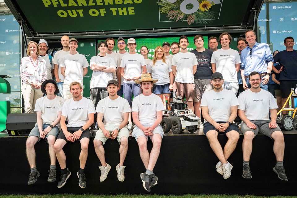 Team Acorn group photograph published with the university’s 2026 Field Robot Event report