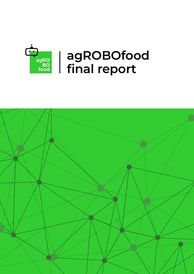 Cover of the agROBOfood final report