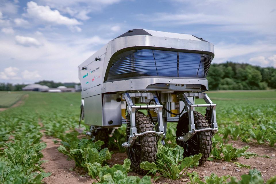 Earlier Lonomy agricultural robot platform pictured by ETH in 2022.