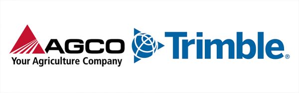 AGCO and Trimble logos displayed together.